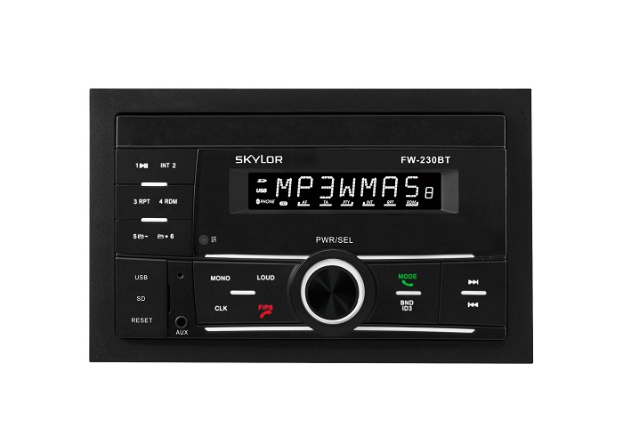 Автомагнитола SKYLOR FW-230BT white
Автомагнитола SKYLOR FW-230BT white