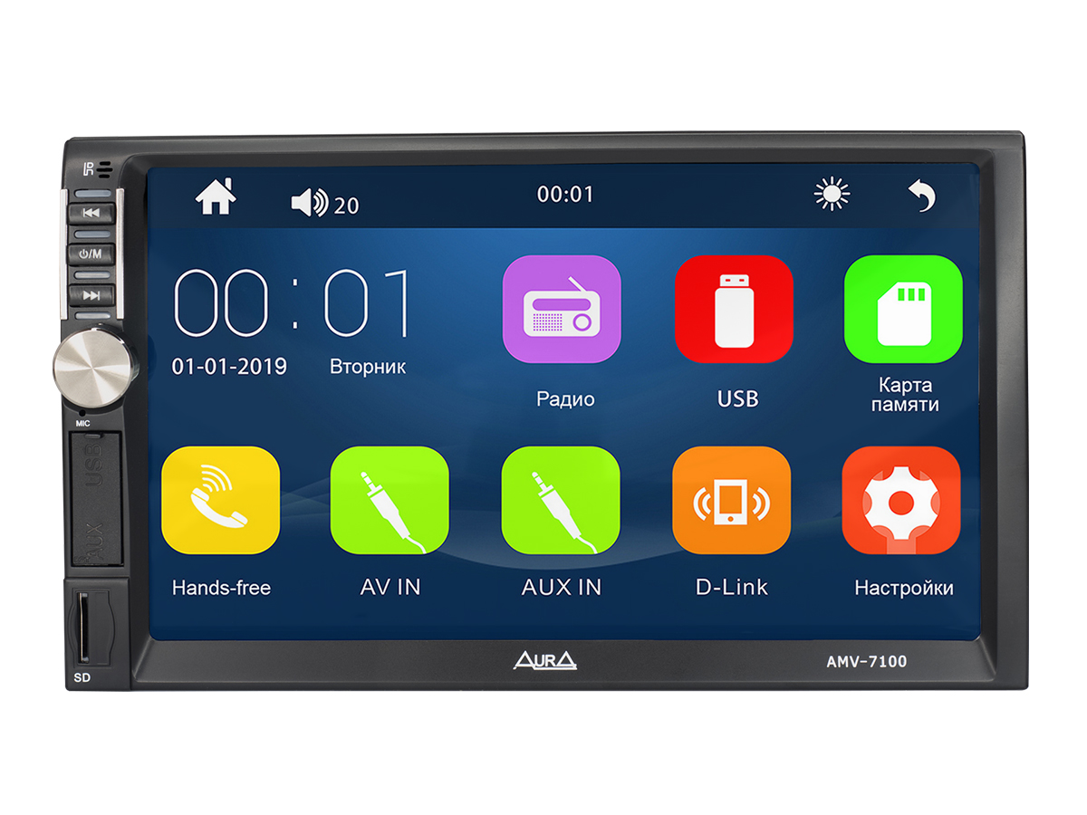 Автомагнитола Aura AMV-7100 (2din
Автомагнитола Aura AMV-7100 (2din