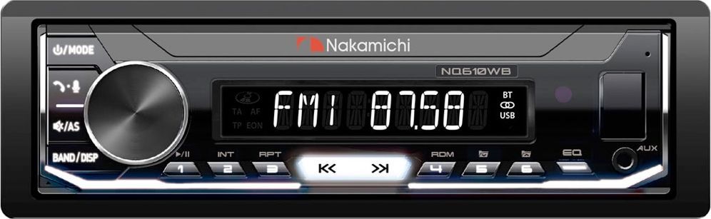 Автомагнитола Nakamichi NQ610WB 1Din
Автомагнитола Nakamichi NQ610WB 1Din