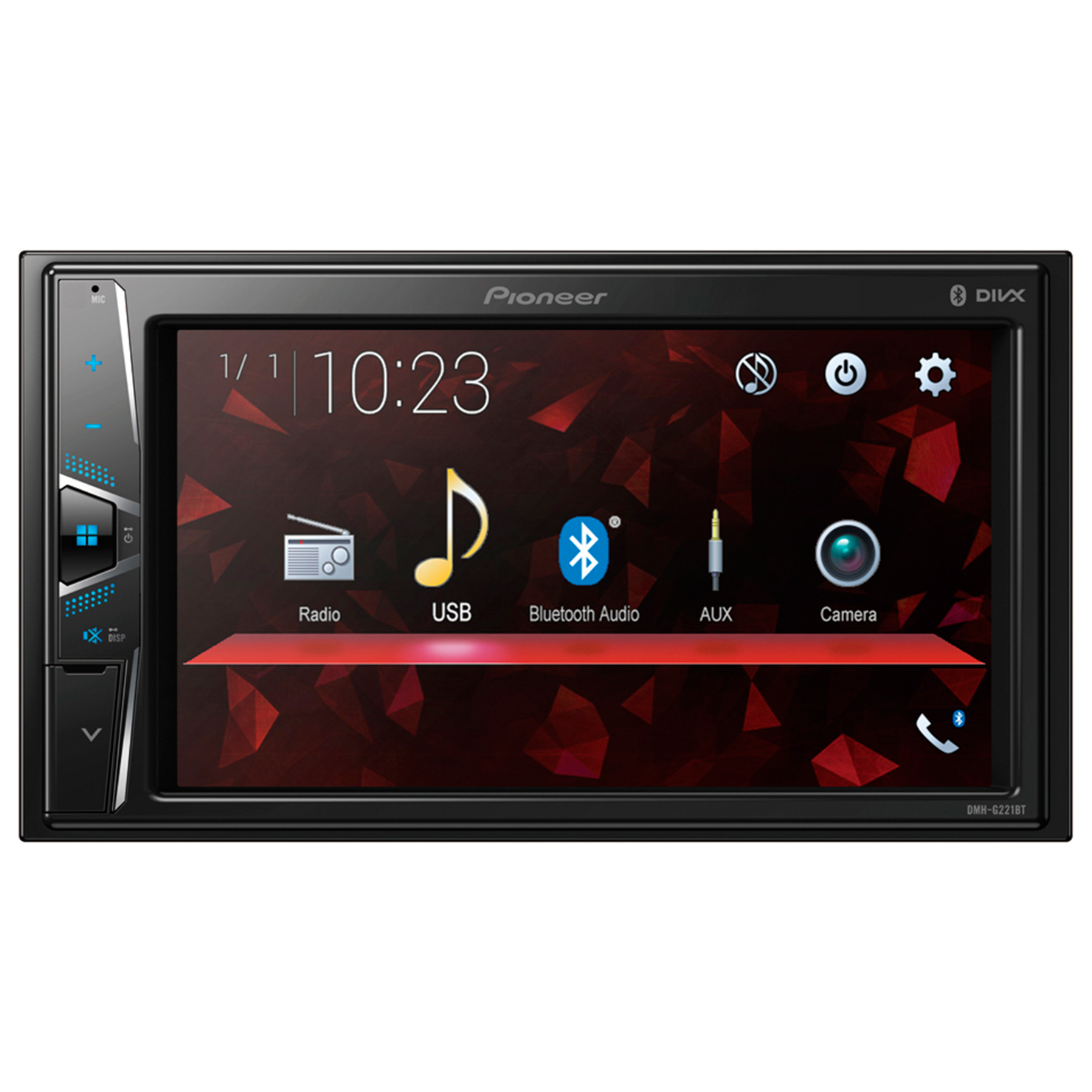 Автомагнитола Pioneer DMH- G221BT 2DIN
Автомагнитола Pioneer DMH- G221BT 2DIN