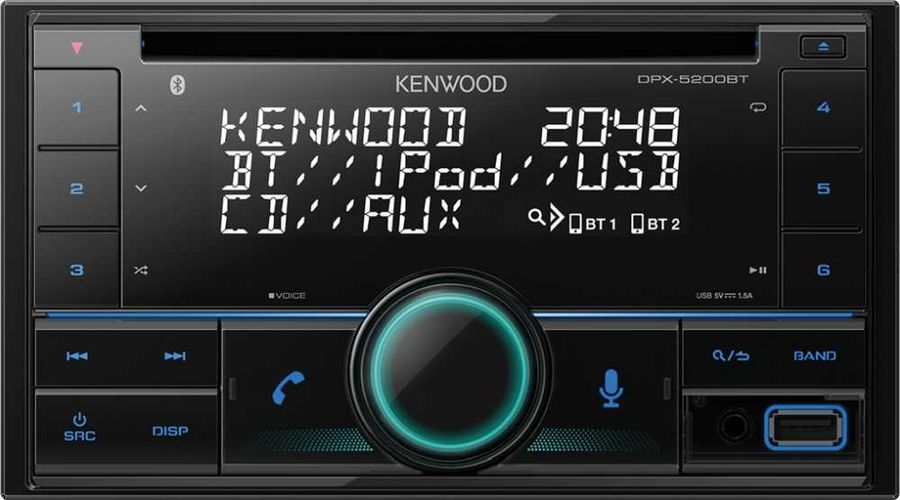 Автомагнитола Kenwood DPX-5200BT
Автомагнитола Kenwood DPX-5200BT