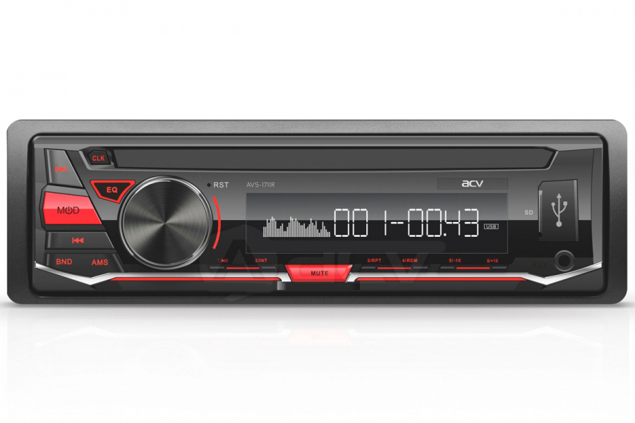 Автомагнитола ACV AVS-1711R
Автомагнитола ACV AVS-1711R