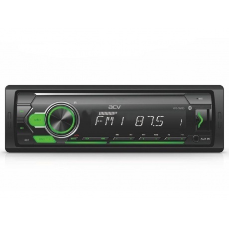 Автомагнитола ACV AVS-912BG (1din/зеленая/Bluetooth/USB/AUX/SD/FM/4*50)
Автомагнитола ACV AVS-912BG (1din/зеленая/Bluetooth/USB/AUX/SD/FM/4*50)