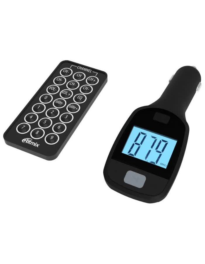 FM-трансмиттер Ritmix FMT-A705 черный
FM-трансмиттер Ritmix FMT-A705 черный