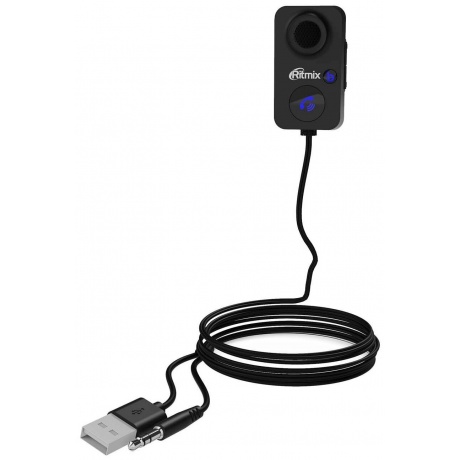 FM-трансмиттер Ritmix BTR-100 черный BT
FM-трансмиттер Ritmix BTR-100 черный BT