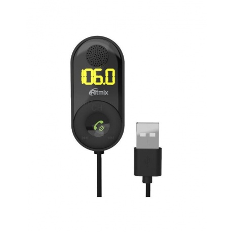 FM-трансмиттер Ritmix FMT-B400 черный MicroSD BT USB
FM-трансмиттер Ritmix FMT-B400 черный MicroSD BT USB