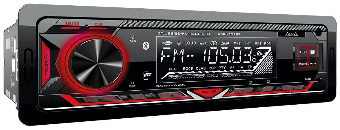 Автомагнитола AURA AMH-301BT USB
Автомагнитола AURA AMH-301BT USB