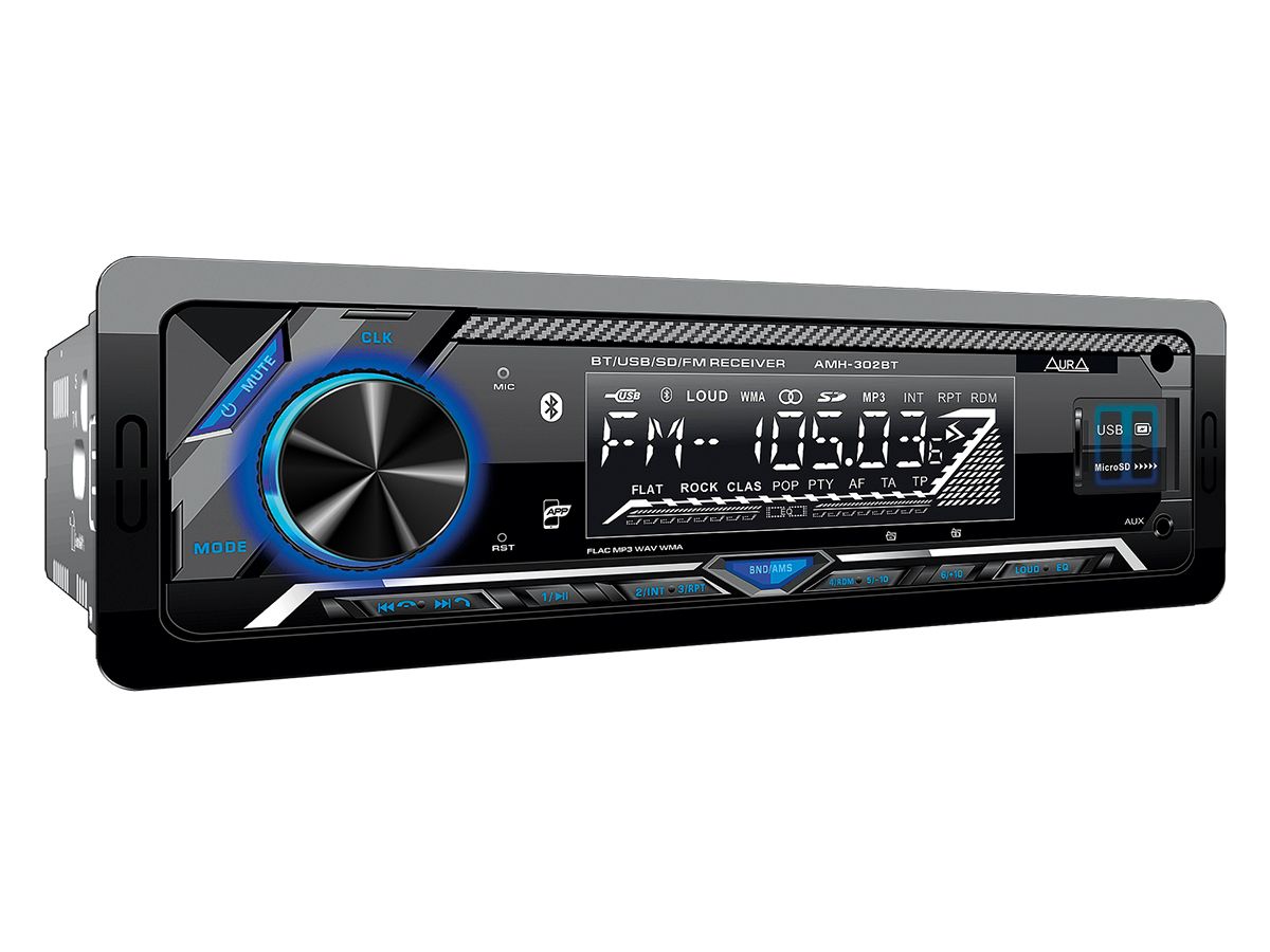 Автомагнитола AURA AMH-302BT USB
Автомагнитола AURA AMH-302BT USB