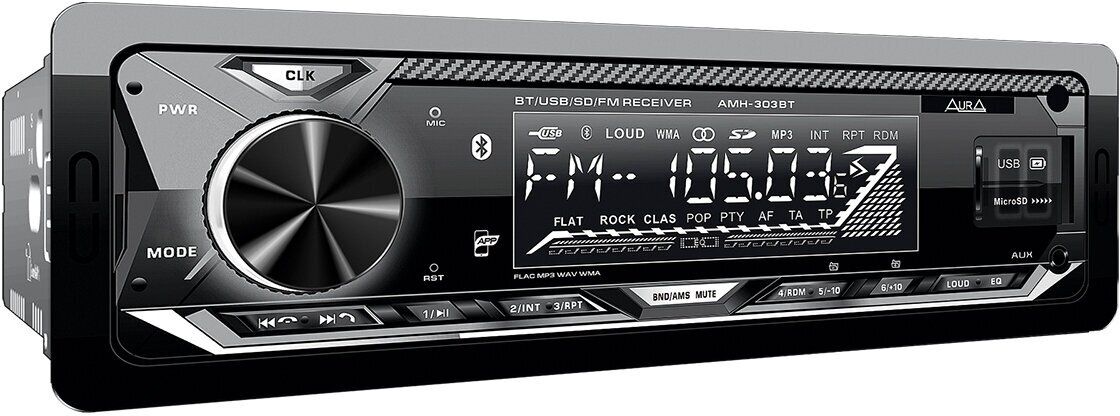 Автомагнитола AURA AMH-303BT USB
Автомагнитола AURA AMH-303BT USB