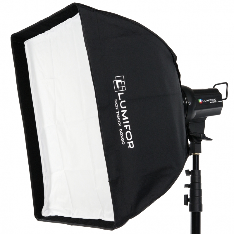 Софтбокс Lumifor LS-6060 ULTRA, 60х60см с адаптером Bowens
Софтбокс Lumifor LS-6060 ULTRA, 60х60см с адаптером Bowens