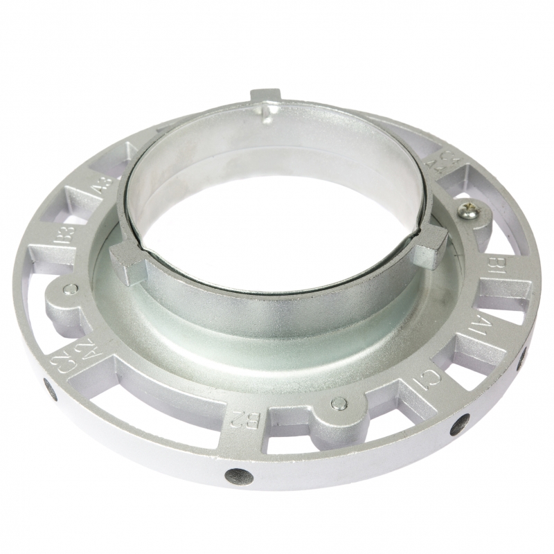 Байонетный адаптер для софтбокса Lumifor LAR-BW, Bowens
Байонетный адаптер для софтбокса Lumifor LAR-BW, Bowens