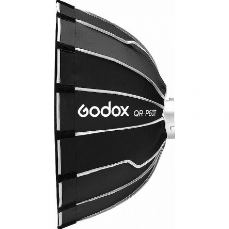 Софтбокс параболический Godox QR-P60T быстроскладной
Софтбокс параболический Godox QR-P60T быстроскладной