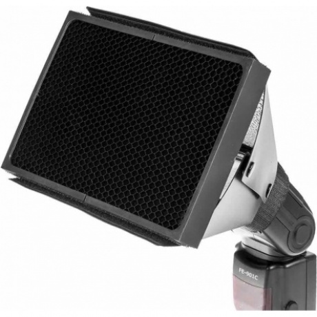 Отражатель SRH-CA с сотовой насадкой для накамерной вспышки
Отражатель SRH-CA с сотовой насадкой для накамерной вспышки