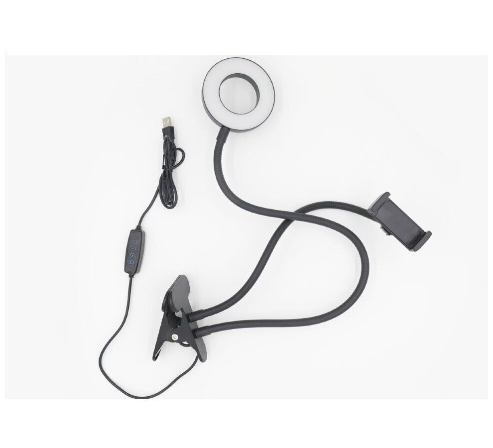 Компактный кольцевой осветитель Fujimi FJL-STRM с креплением для смартфона. 12Вт, 3 режима, 10 уровней яркости, Питание USB 5В
Компактный кольцевой осветитель Fujimi FJL-STRM с креплением для смартфона. 12Вт, 3 режима, 10 уровней яркости, Питание USB 5В