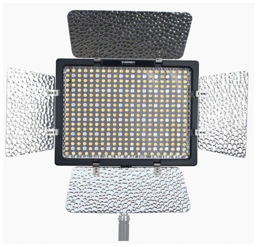 Осветитель светодиодный YongNuo LED YN-300IV (3200-5600K), 316 leds, 60 rgb ,с ду, для фото и видеокамер
Осветитель светодиодный YongNuo LED YN-300IV (3200-5600K), 316 leds, 60 rgb ,с ду, для фото и видеокамер