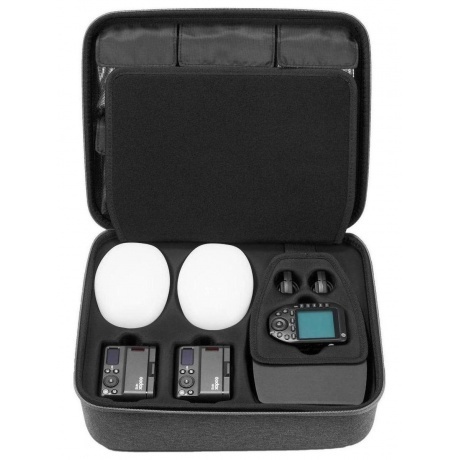 Комплект импульсных осветителей Godox MF12-DK1 для макросъемки
Комплект импульсных осветителей Godox MF12-DK1 для макросъемки