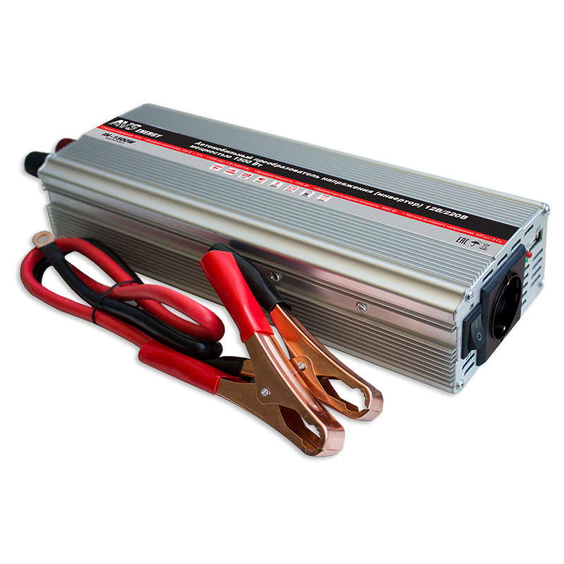 Автоинвертор AVS IN-1500W 43744 с 12В на 220В
Автоинвертор AVS IN-1500W 43744 с 12В на 220В