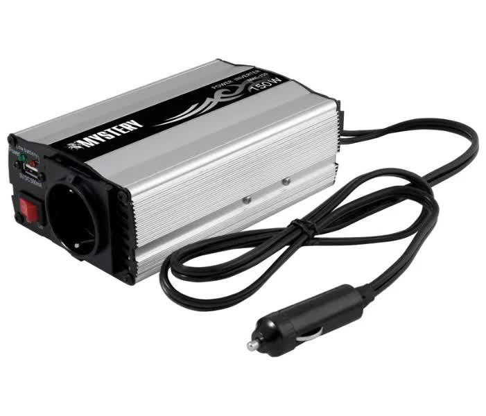 Автоинвертор Mystery MAC-150 (150Вт) с 12В на 220В c USB
Автоинвертор Mystery MAC-150 (150Вт) с 12В на 220В c USB