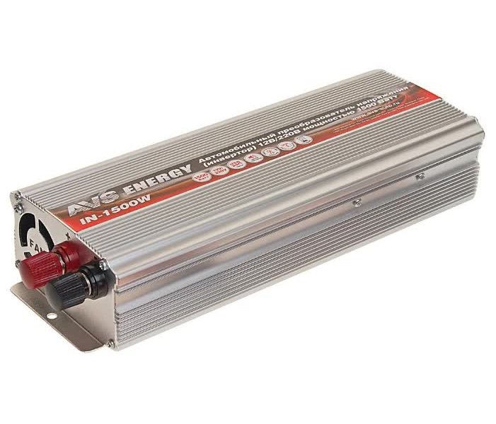 Автоинвертор AVS IN-1500W 80325 с 24В на 220В 1500Вт
Автоинвертор AVS IN-1500W 80325 с 24В на 220В 1500Вт