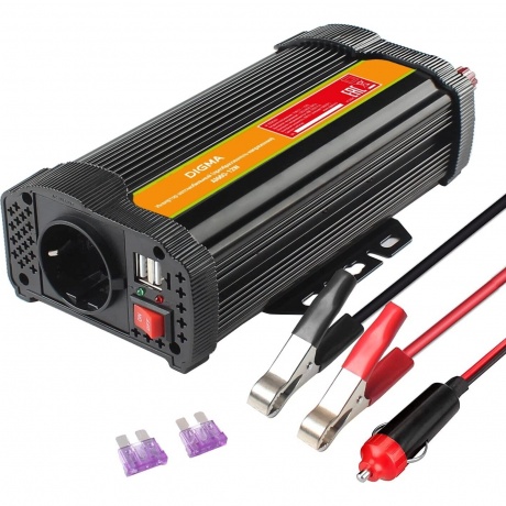 Автоинвертор Digma AI600-12W 600Вт
Автоинвертор Digma AI600-12W 600Вт