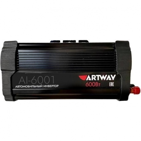 Инвертор Artway 12В/220В 600W
Инвертор Artway 12В/220В 600W