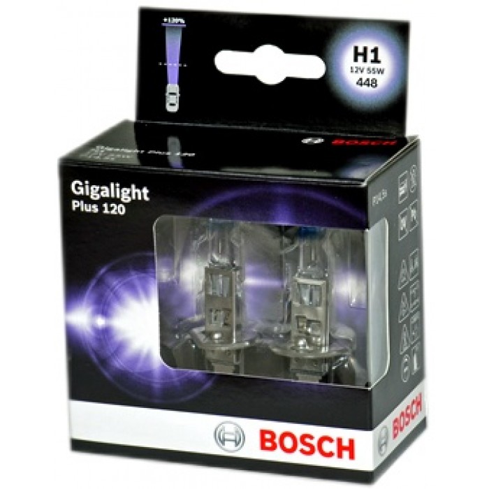Лампа галогенная BOSCH H1 Gigalight Plus 120 12V 55W, комплект 2шт, 1987301105
Лампа галогенная BOSCH H1 Gigalight Plus 120 12V 55W, комплект 2шт, 1987301105