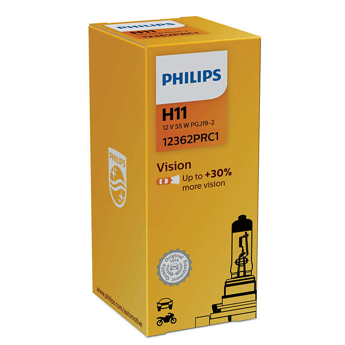 Лампа галогенная PHILIPS H11 Vision 3100K 12V 55W, 1шт, 12362PRC1
Лампа галогенная PHILIPS H11 Vision 3100K 12V 55W, 1шт, 12362PRC1