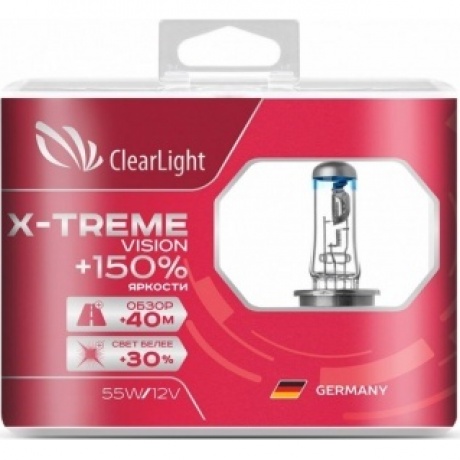 Лампа Clearlight H8 12V-35W X-treme Vision +150% Light (компл., 2 шт.)
Лампа Clearlight H8 12V-35W X-treme Vision +150% Light (компл., 2 шт.)
