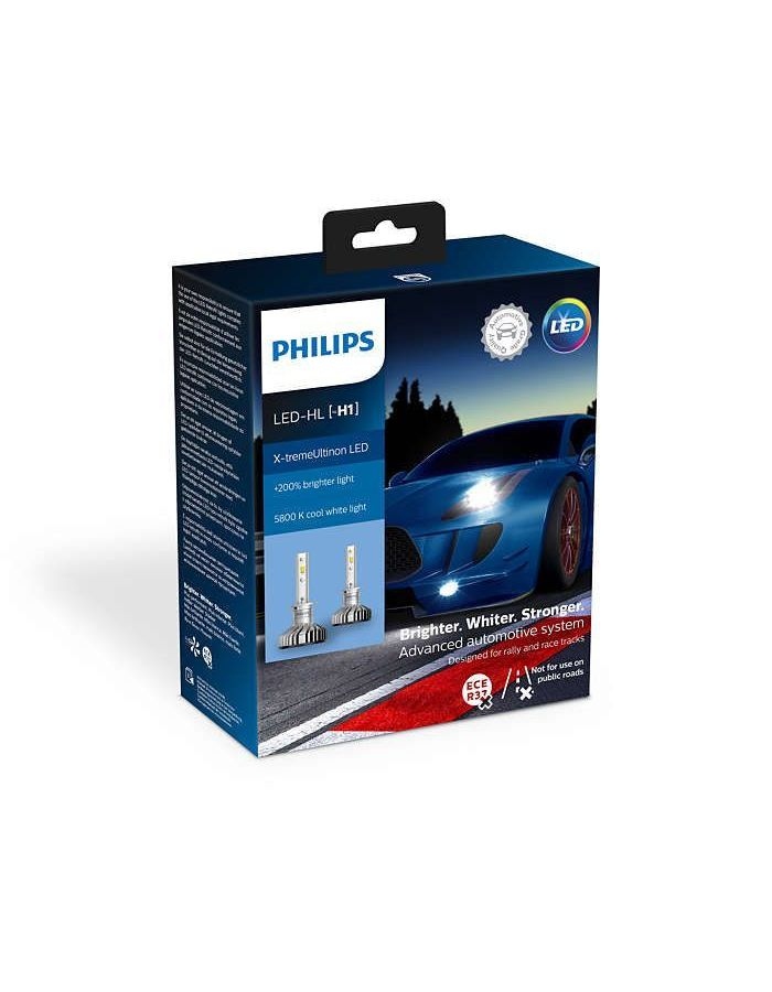 Лампа автомобильная PHILIPS H1 LED Air Cool, X-treme Ultinon LED 2шт., 11258XUX2
Лампа автомобильная PHILIPS H1 LED Air Cool, X-treme Ultinon LED 2шт., 11258XUX2