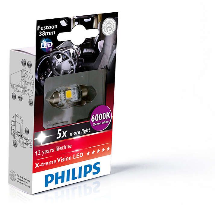 Лампа автомобильная PHILIPS Festoon T10,5 24V 1W (SV8,5-38/11) LED 6000K, 249446000KX1
Лампа автомобильная PHILIPS Festoon T10,5 24V 1W (SV8,5-38/11) LED 6000K, 249446000KX1