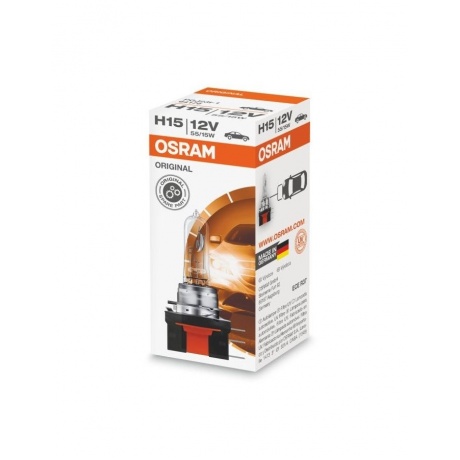 Лампа галогенная OSRAM H15 Original Line 12V-15/55W, 1шт, PGJ23t-1, 64176
Лампа галогенная OSRAM H15 Original Line 12V-15/55W, 1шт, PGJ23t-1, 64176