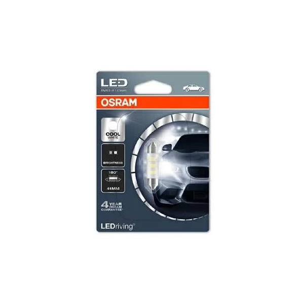 Лампа автомобильная OSRAM C5W (SV8.5-8) 41мм LED Blue 12V, 6441BLбл
Лампа автомобильная OSRAM C5W (SV8.5-8) 41мм LED Blue 12V, 6441BLбл