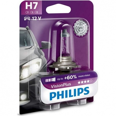Лампа галогенная Philips H7 Vision Plus 12V 55W, 1шт (12972VPB1)
Лампа галогенная Philips H7 Vision Plus 12V 55W, 1шт (12972VPB1)