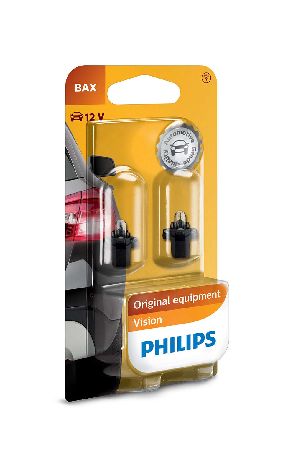 Лампа автомобильная Philips BAX 12V-1.2W, 2шт (12597B2
Лампа автомобильная Philips BAX 12V-1.2W, 2шт (12597B2