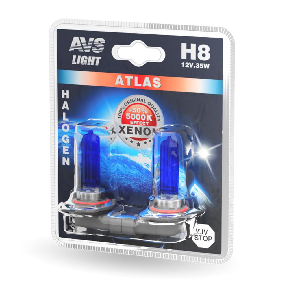 Лампа автомобильная AVS H8 Atlas 12V 35W, 2шт (A78571S
Лампа автомобильная AVS H8 Atlas 12V 35W, 2шт (A78571S