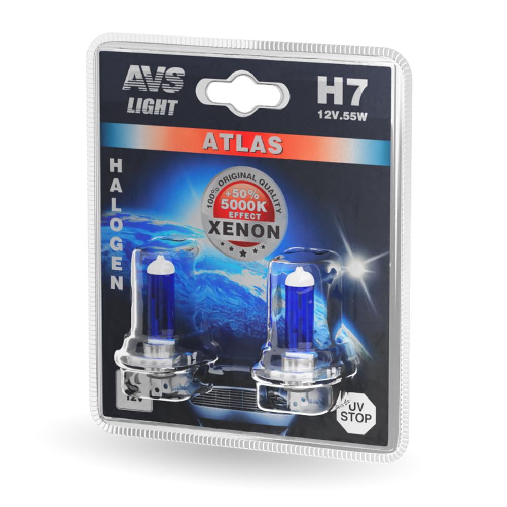 Лампа автомобильная AVS H7 Atlas 12V 55W, 2шт (A78570S)
Лампа автомобильная AVS H7 Atlas 12V 55W, 2шт (A78570S)