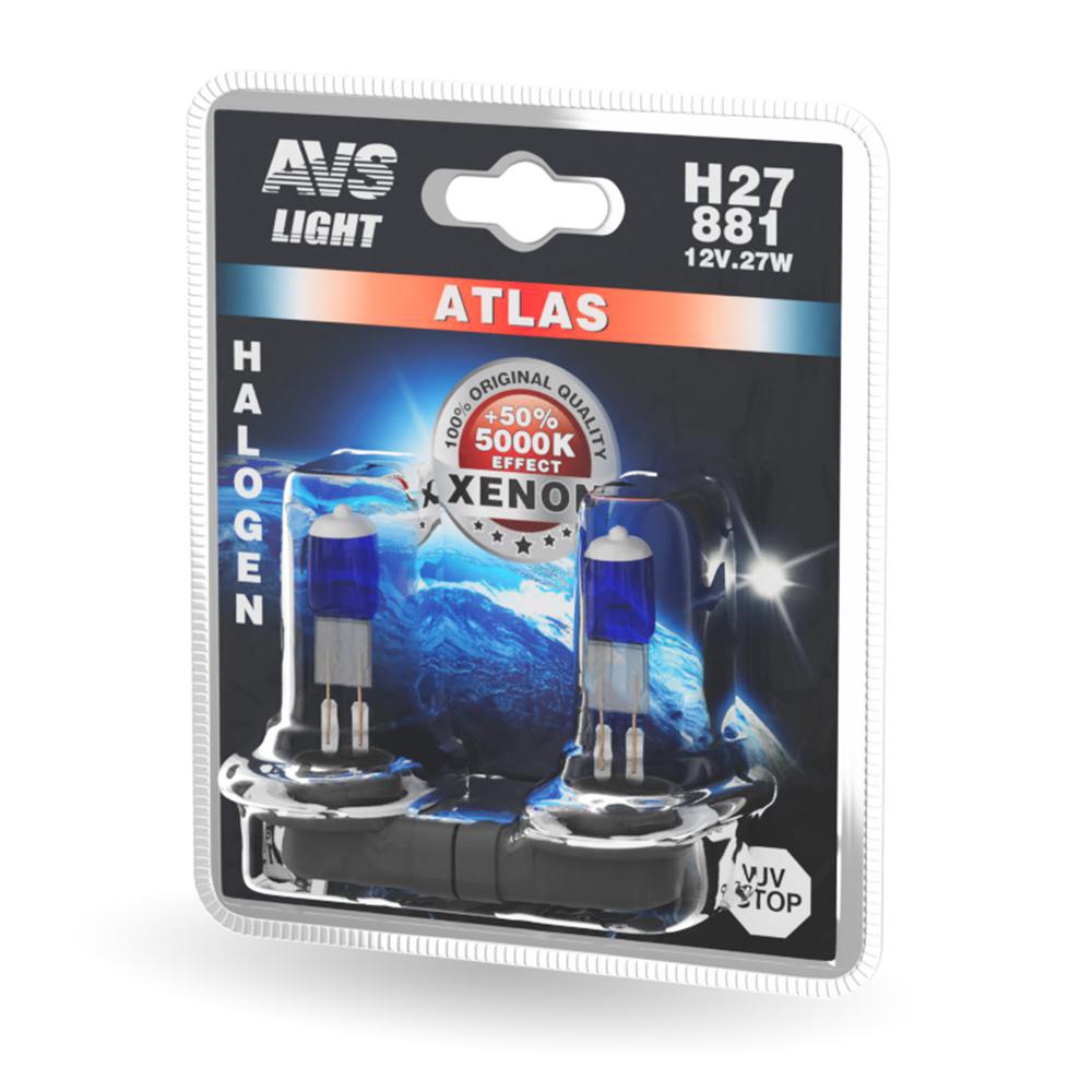Лампа автомобильная AVS H27881 Atlas 12V 27W, 2шт (A78567S
Лампа автомобильная AVS H27881 Atlas 12V 27W, 2шт (A78567S