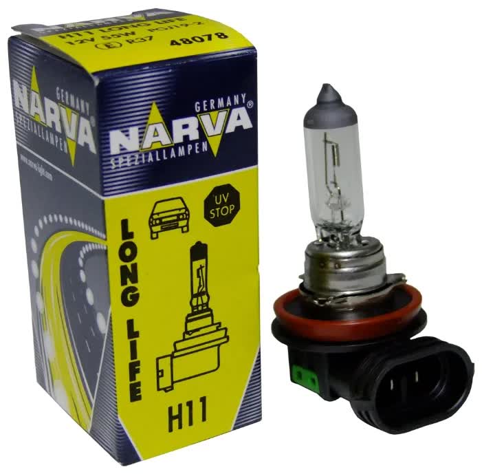Лампа галогенная Narva Long Life H11 12V-55W (48078
Лампа галогенная Narva Long Life H11 12V-55W (48078