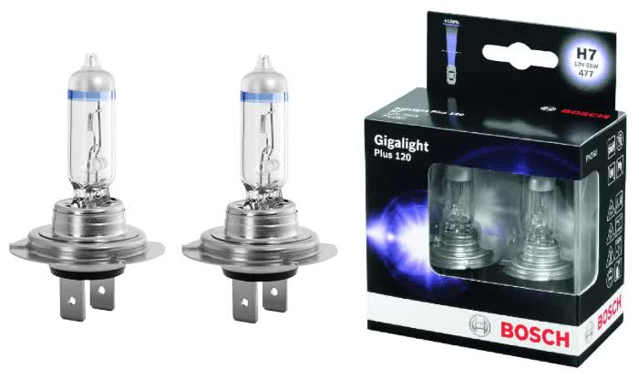 Лампа галогенная BOSCH H7 Gigalight Plus 120 12V 55W, комплект 2шт, 1987301107
Лампа галогенная BOSCH H7 Gigalight Plus 120 12V 55W, комплект 2шт, 1987301107