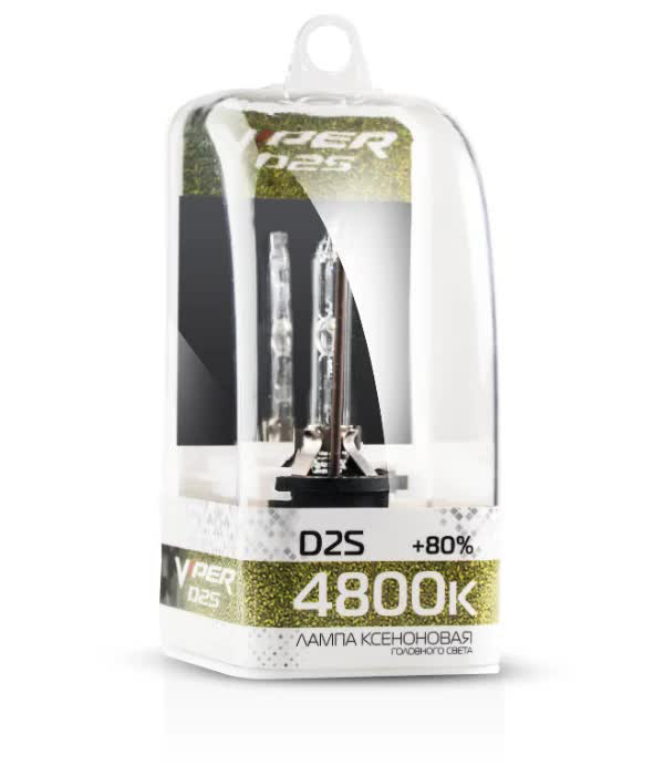 Лампа ксеноновая Viper D2S (4800K)
Лампа ксеноновая Viper D2S (4800K)