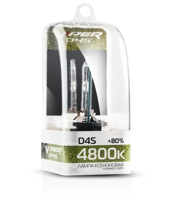 Лампа ксеноновая Viper D4S (4800K), 1 шт.
Лампа ксеноновая Viper D4S (4800K), 1 шт.