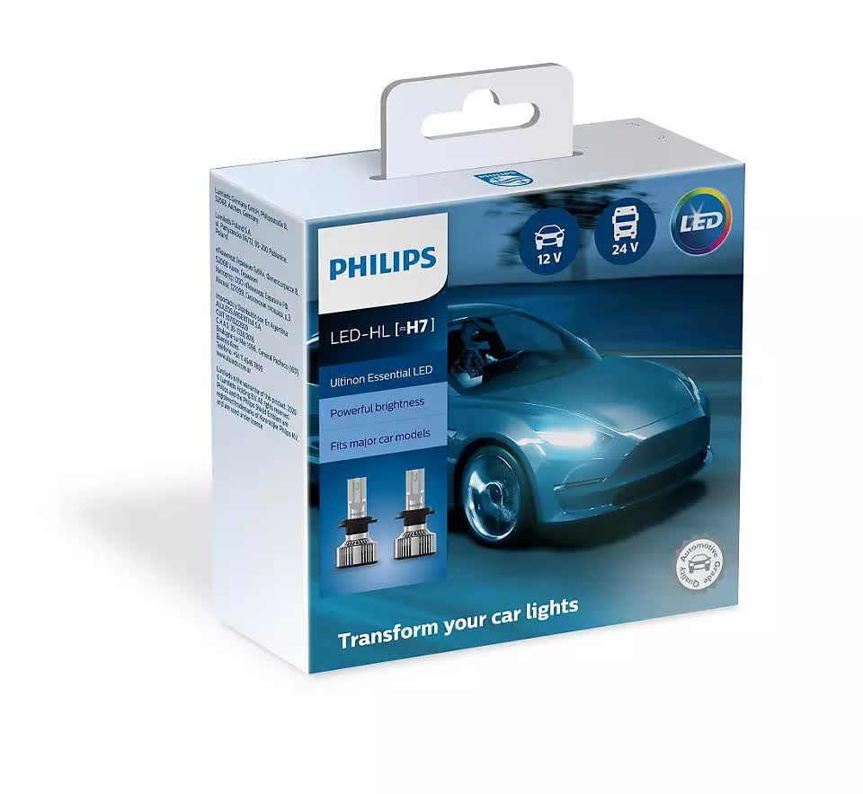 Лампа автомобильная Philips Ultinon Essential H7 LED 6500K, 2шт, 11972UE2X2
Лампа автомобильная Philips Ultinon Essential H7 LED 6500K, 2шт, 11972UE2X2