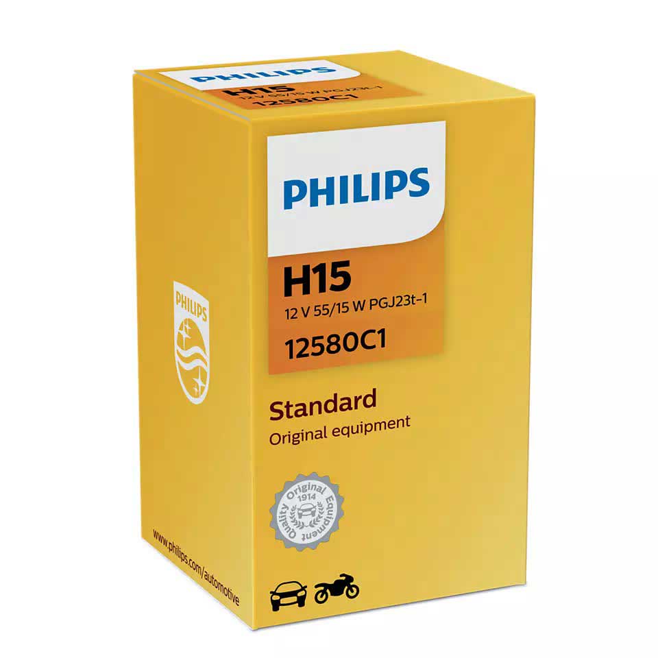 Лампа галогенная Philips H15 PGJ23t-1 12V-15/55W, 12580C1
Лампа галогенная Philips H15 PGJ23t-1 12V-15/55W, 12580C1