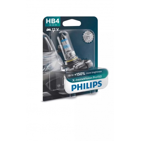 Лампа галогенная Philips X-treme Vision Pro150 HB4 12V 51W P22d, 1шт, 9006XVPB1
Лампа галогенная Philips X-treme Vision Pro150 HB4 12V 51W P22d, 1шт, 9006XVPB1