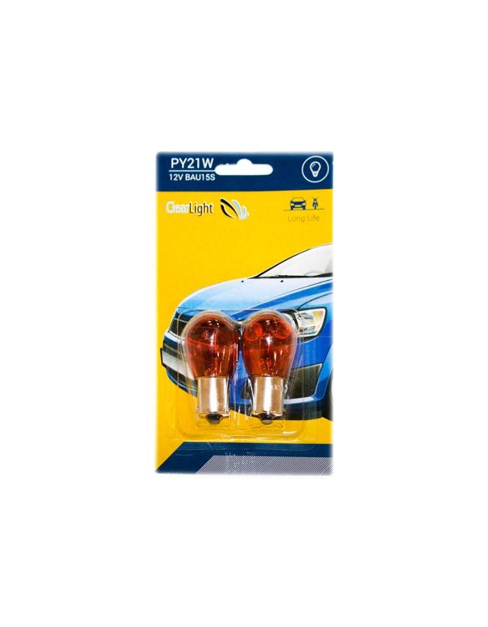 Лампа Clearlight BAU15S PY21W 12V (блистер 2 шт.), CL-PY21W-12V 2B
Лампа Clearlight BAU15S PY21W 12V (блистер 2 шт.), CL-PY21W-12V 2B