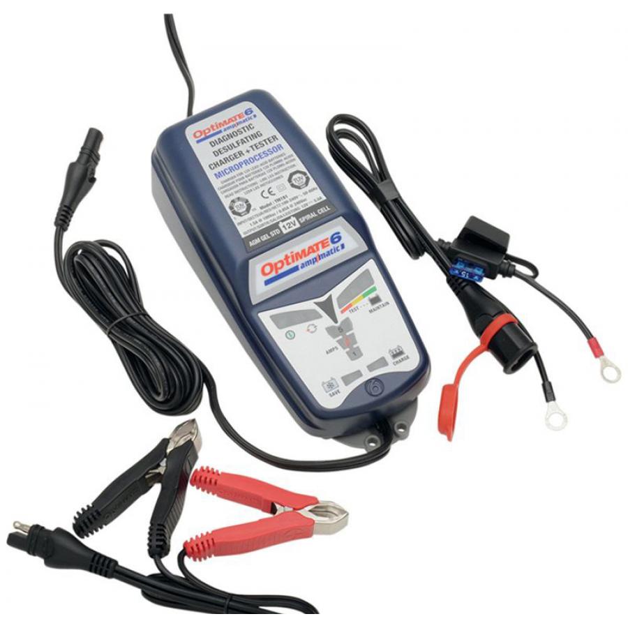 Зарядное устройство OptiMate 6 (1x0,4-5,0А 12V TM180SAE)
Зарядное устройство OptiMate 6 (1x0,4-5,0А 12V TM180SAE)