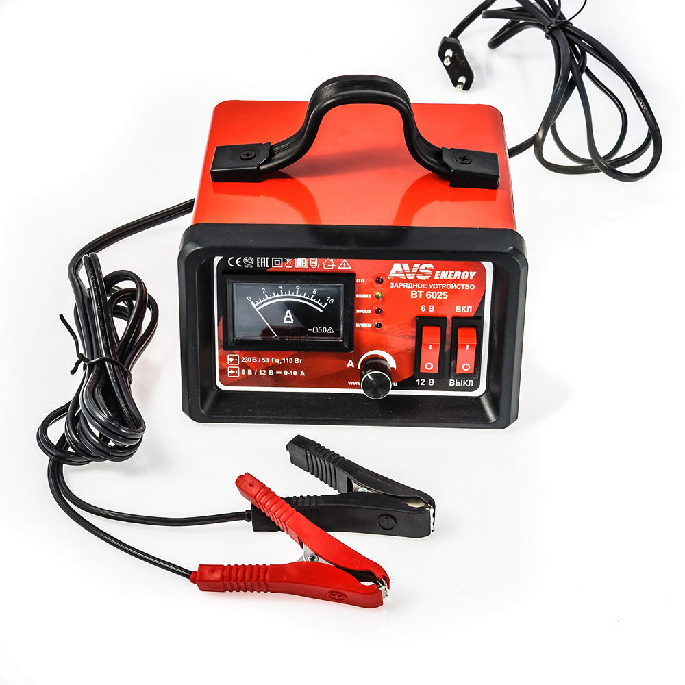 Зарядное устройство AVS BT-6025
Зарядное устройство AVS BT-6025