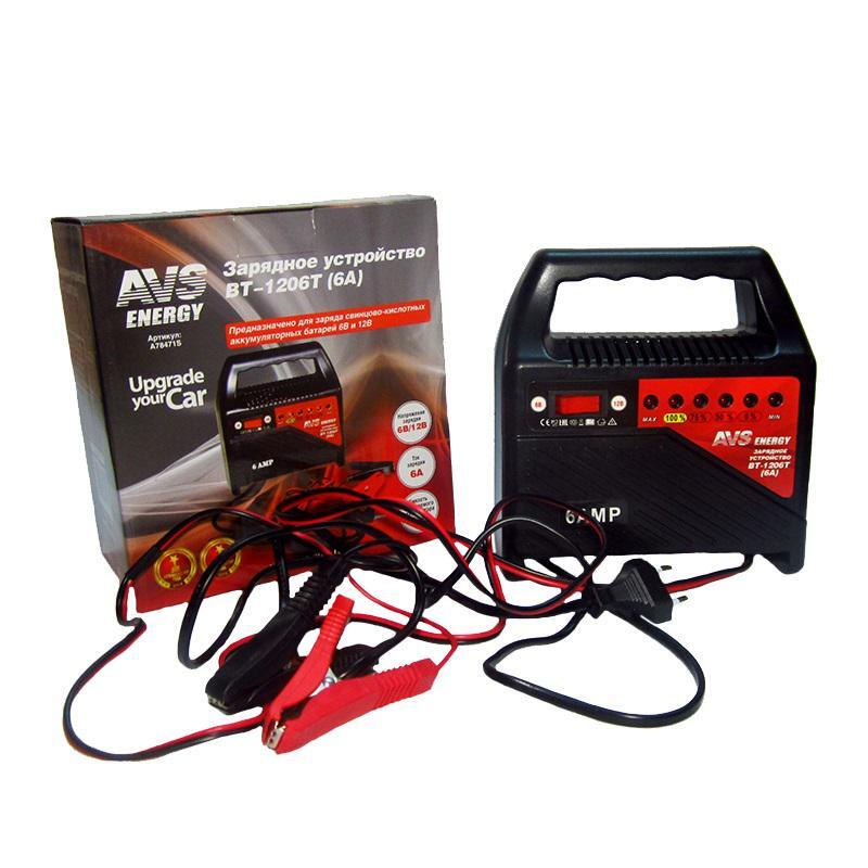 Зарядное устройство AVS BT-1206T A78471S
Зарядное устройство AVS BT-1206T A78471S