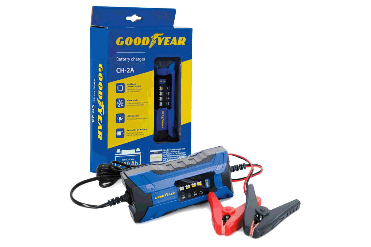 Зарядное устройство Goodyear CH-2A GY003000
Зарядное устройство Goodyear CH-2A GY003000
