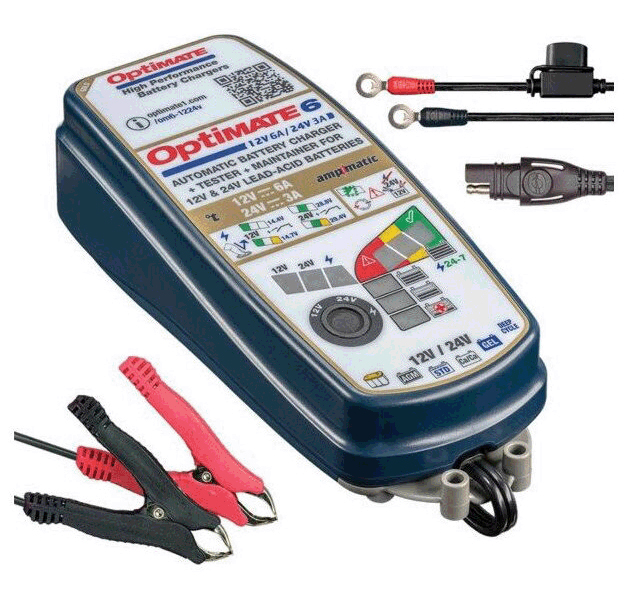 Зарядное устройство OptiMate 6 12/24V Gold (1x6/3A, 12/24V), TM380
Зарядное устройство OptiMate 6 12/24V Gold (1x6/3A, 12/24V), TM380
